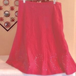 Autograph Pink A-Line Skirt